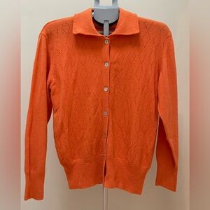 Charly Italian Orange Cardigan
